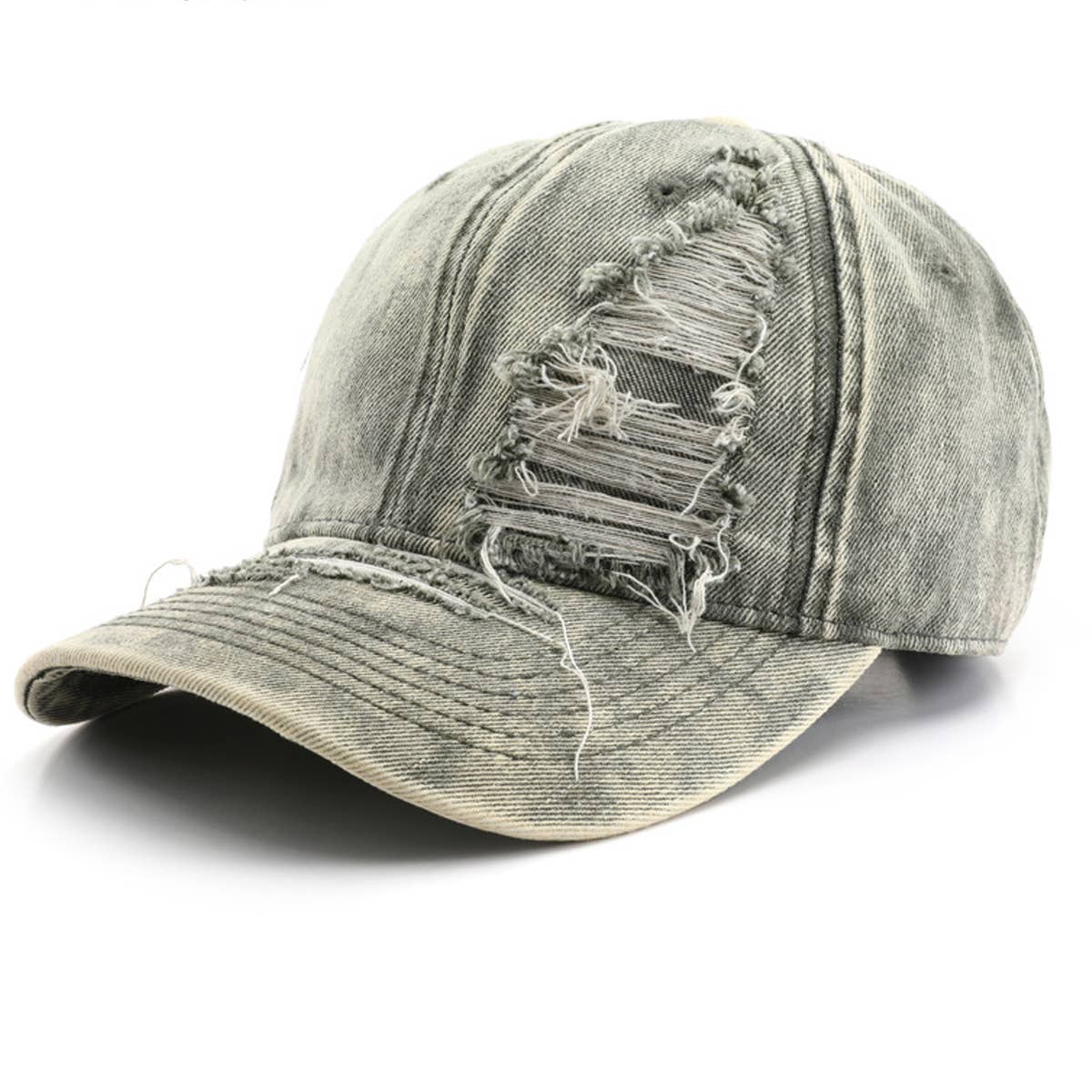 Vintage Washed Hole Baseball Cap for Men & Women_CWAH0907