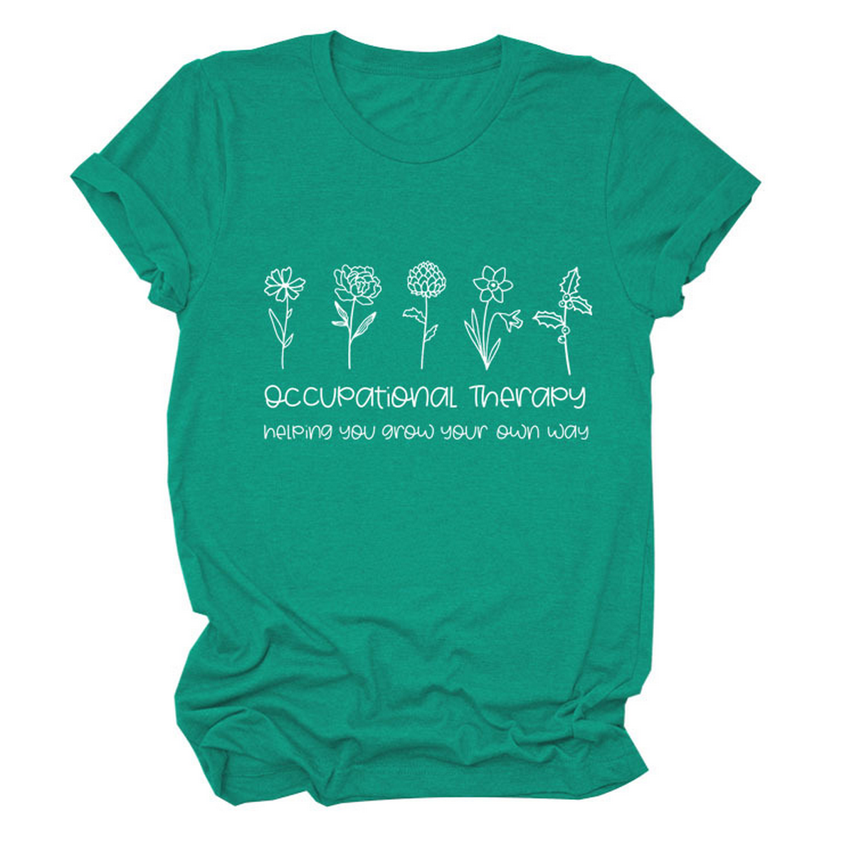 Women?™s Short Sleeve Tee, Round Neck Print Top_CWTTS1491