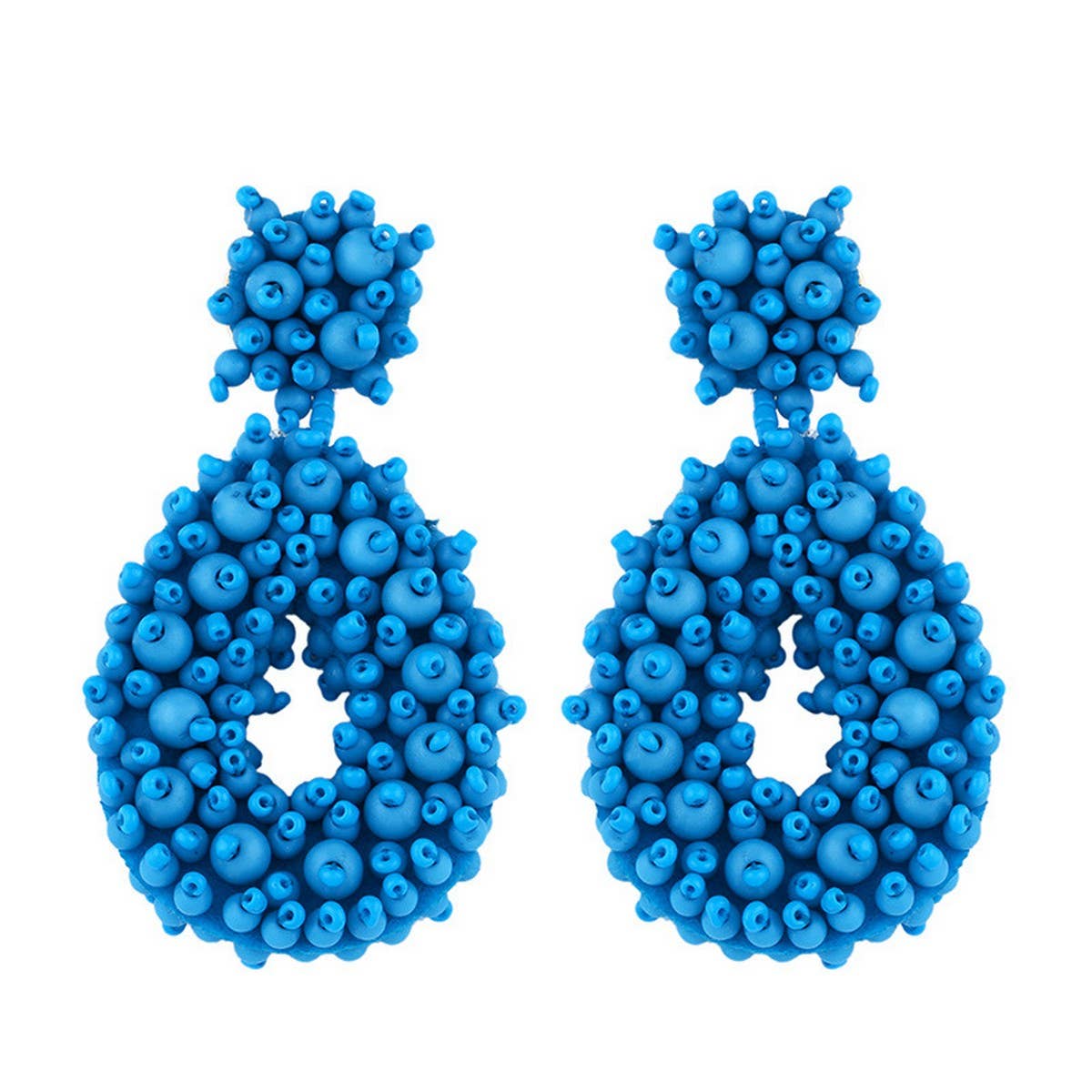 BOHEMIAN WOVEN BEADED EARRINGS_CWAJE0973