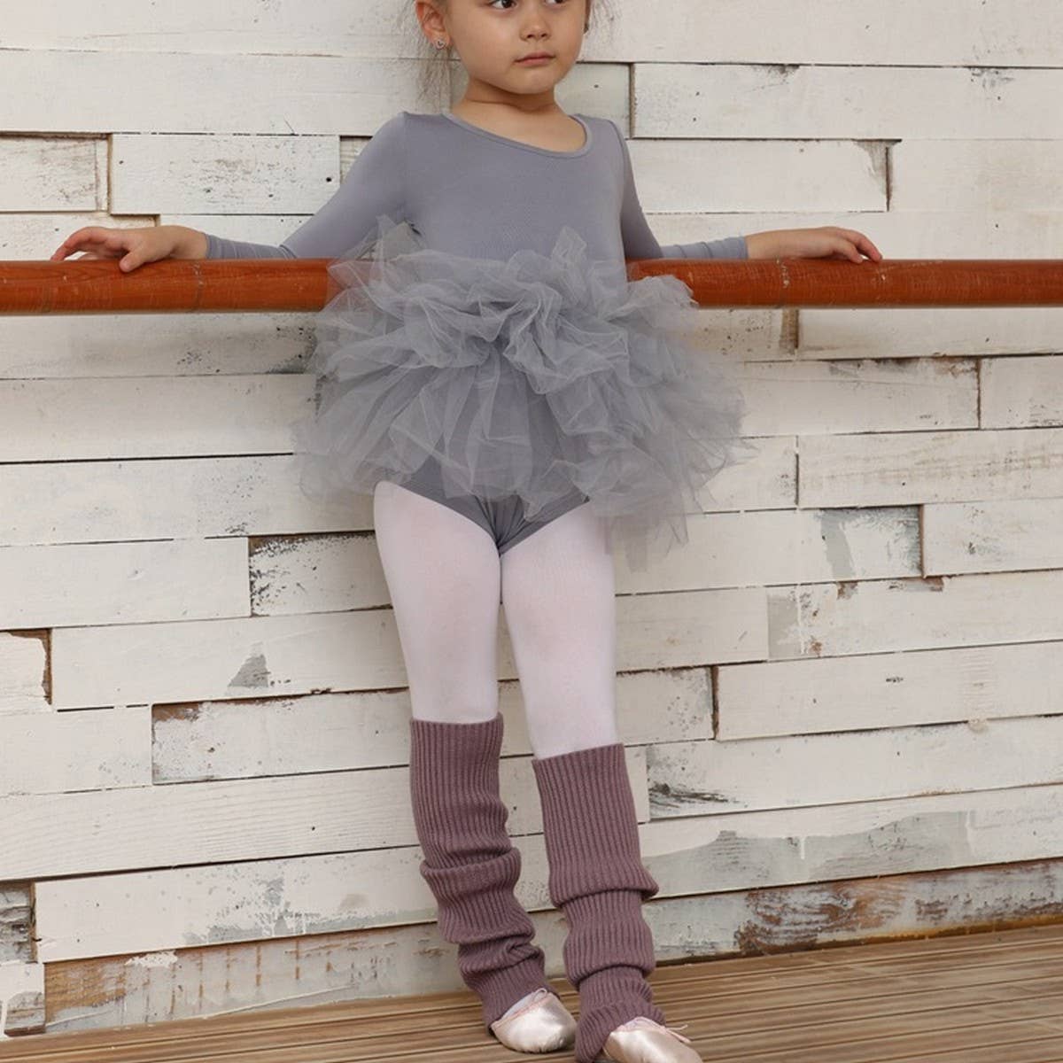 WARM BALLET LEGGINGS HIGH ELASTIC STACKED SOCKS