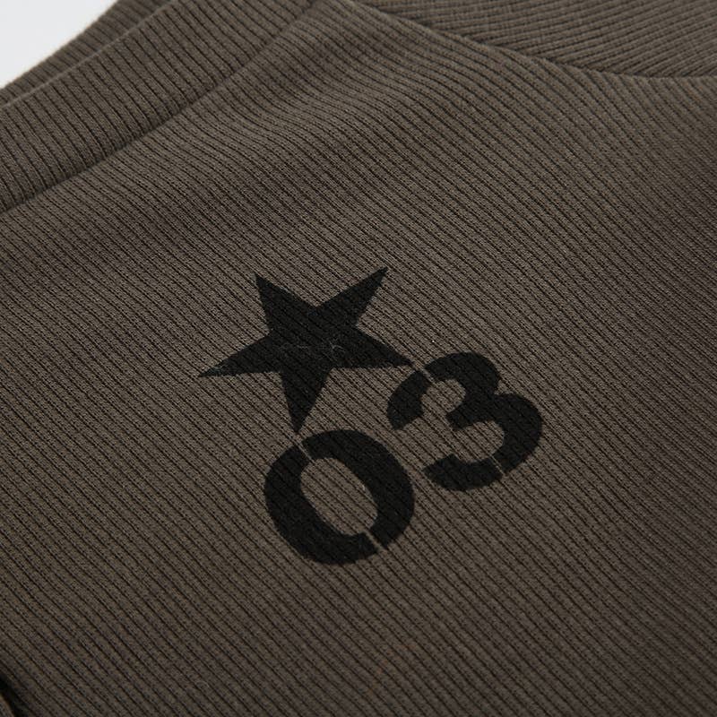 DIGITAL DIAGONAL SHOULDER LONG SLEEVE KNITWEAR