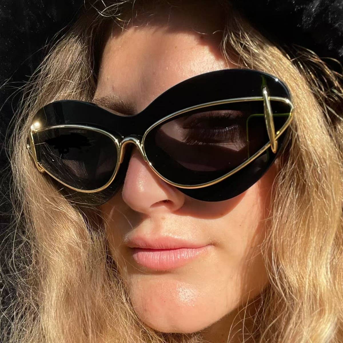 FASHION CAT EYE SUNGLASSES SMALL FRAME SUNGLASSES_CWASG0569