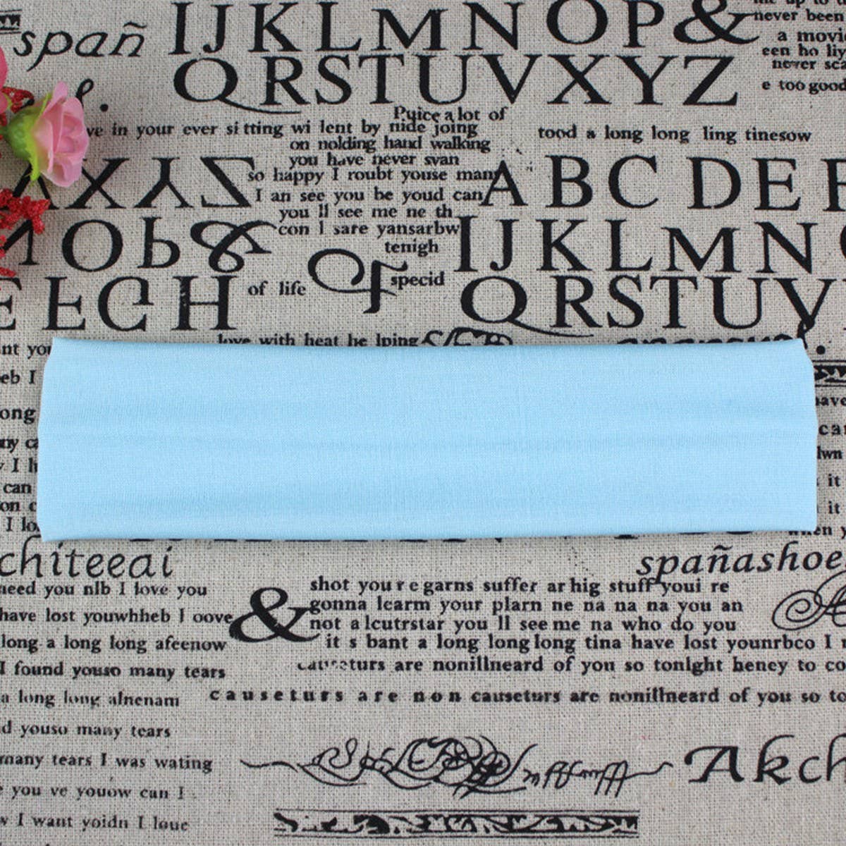 CWAHA6413_YOGA SPORTS HEADBAND ELASTIC SOLID COLOR HAIRBAND