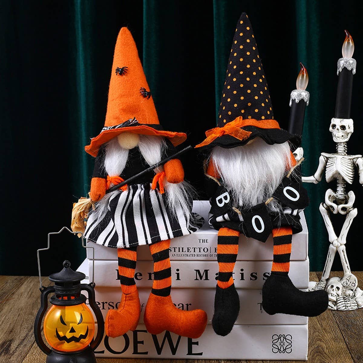 HALLOWEEN FACELESS OLD MAN DOLL DECORATION