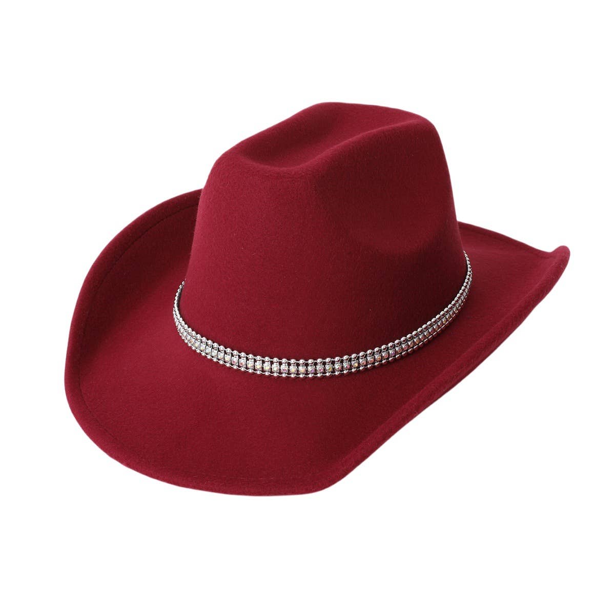 Felt Western Cowboy Hat for Music Party Nights_CWAH3632