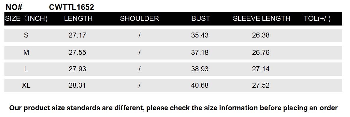 CWTTL1652_Round neck Long Sleeve Pullover Top