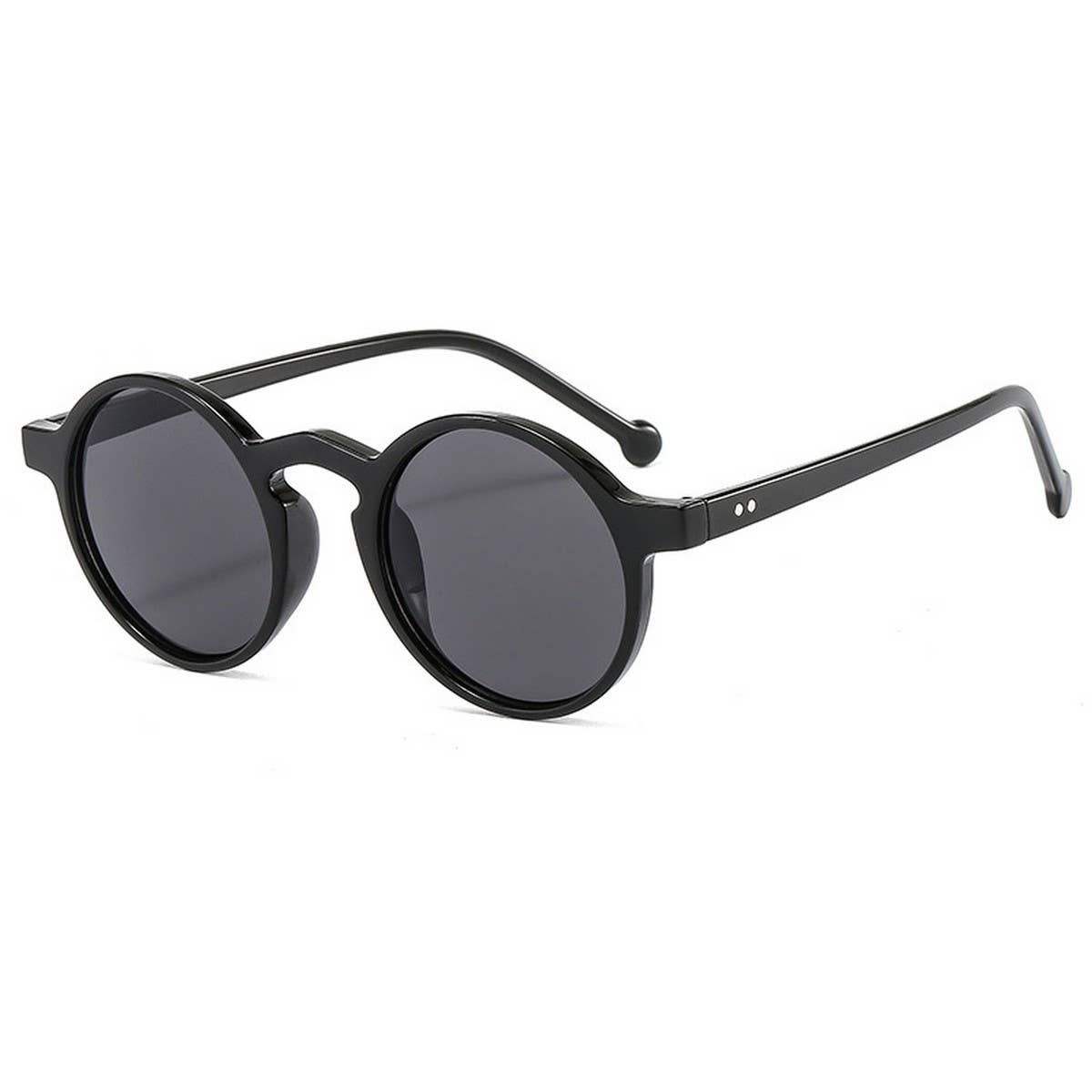 ROUND FRAME TINTED LENS FASHION GLASSES UNISEX
