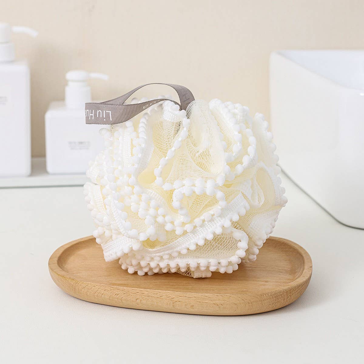 LARGE BATH POUF SUPER SOFT BATH POUF
