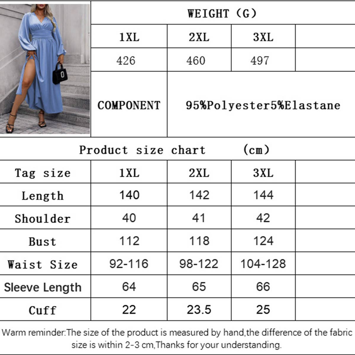Sexy V-Neck Waist Cinched Long Sleeve Dress