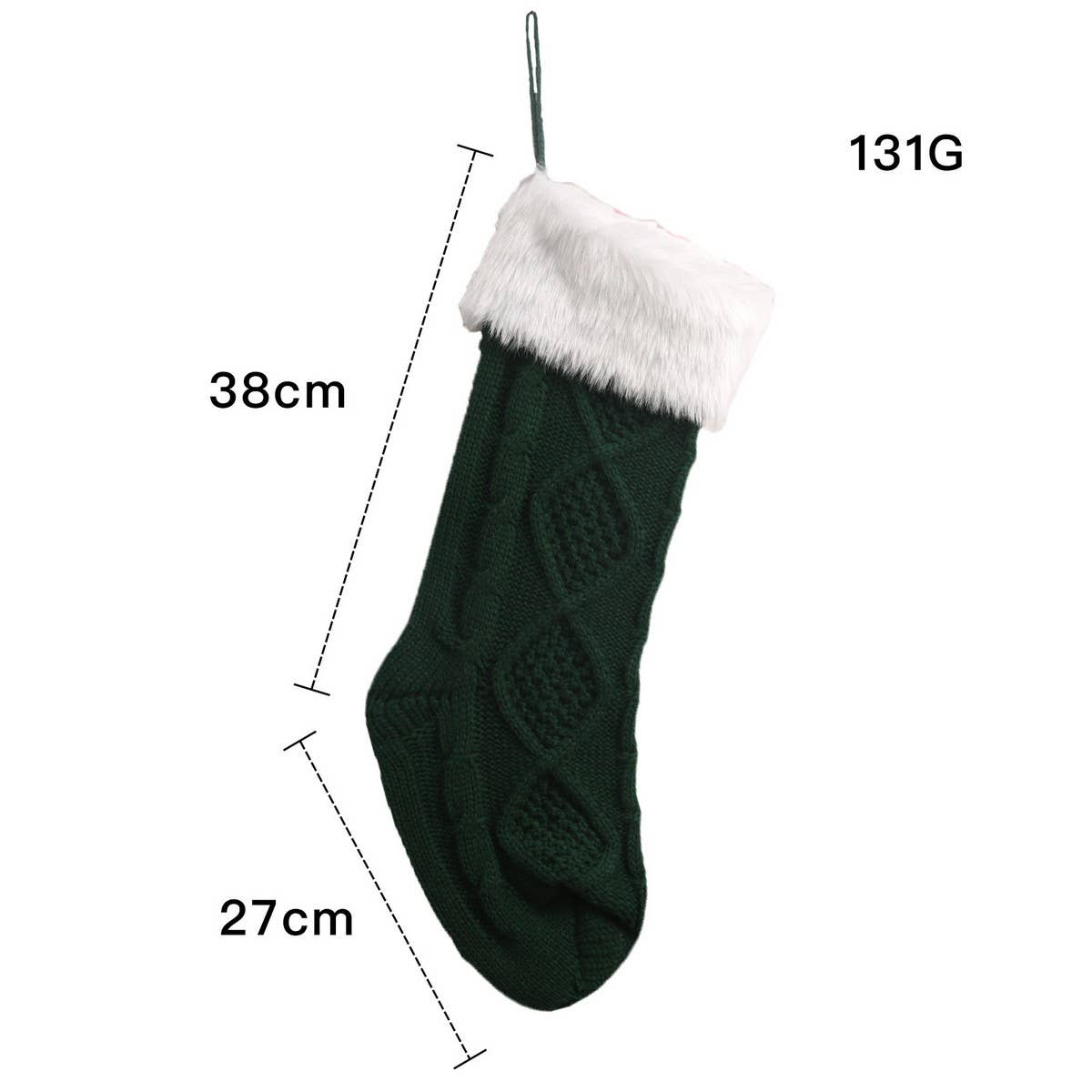 CWMS0926_Christmas Pendant Knitted Stocking Goodie Bag