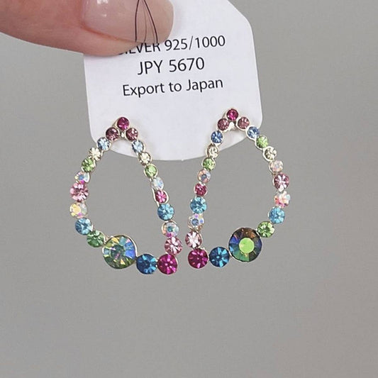 SWEET AND ELEGANT COLORED EARRINGS
