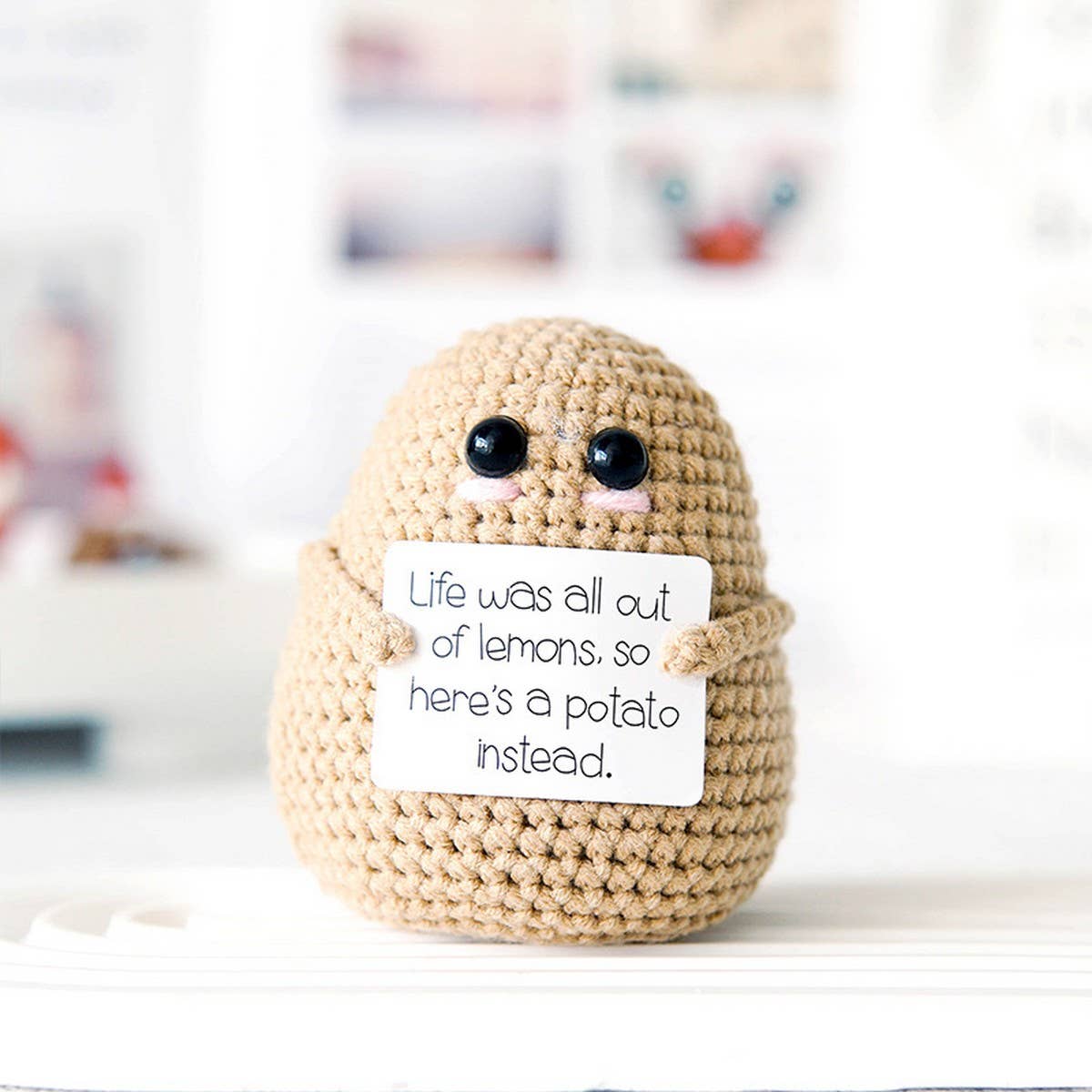 CWMM9274_FUNNY POTATO EXPRESSION PACK CROCHETED BUCKLE