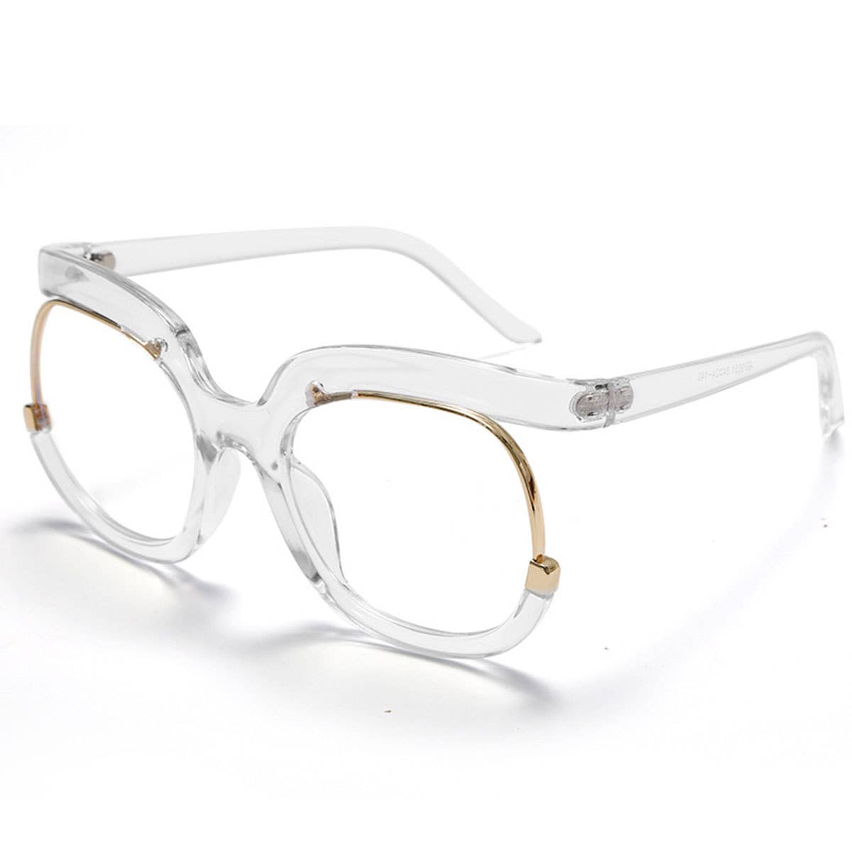 WOMEN ROUND-FRAMED GLASSES WITH LARGE FRAMES