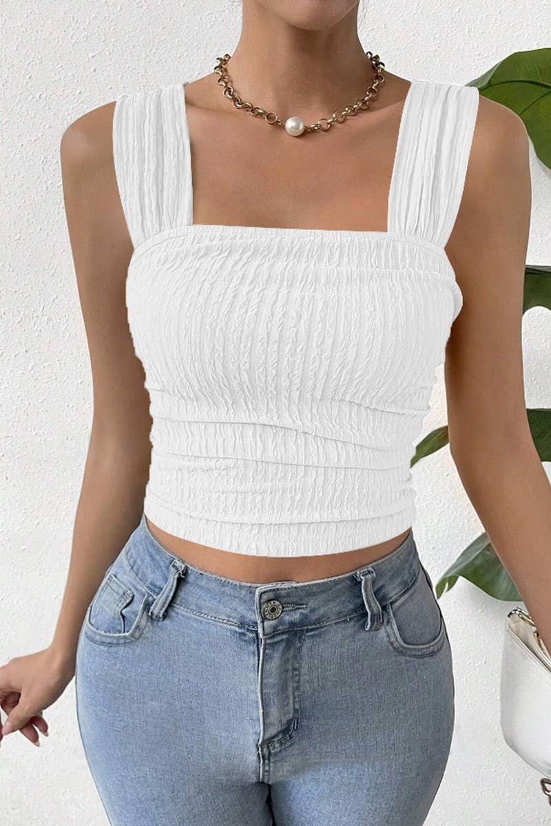 CWTTK1180_SQUARE NECK STRAP CROP TANK TOP