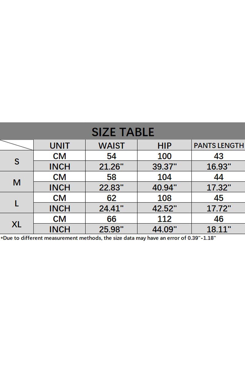 CWBSS0449_HIGH WAIST TUMMY CONTROL LOOSE SPORTS SHORTS