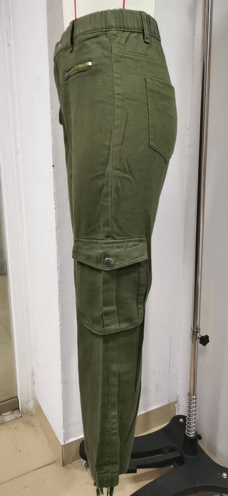 CASUAL ZIPPER POCKET PERSONALIZED DENIM OVERALLS