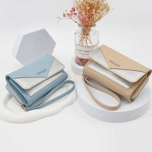 WOMEN EXQUISITE AND SIMPLE CONTRAST WALLET_CWAB1252