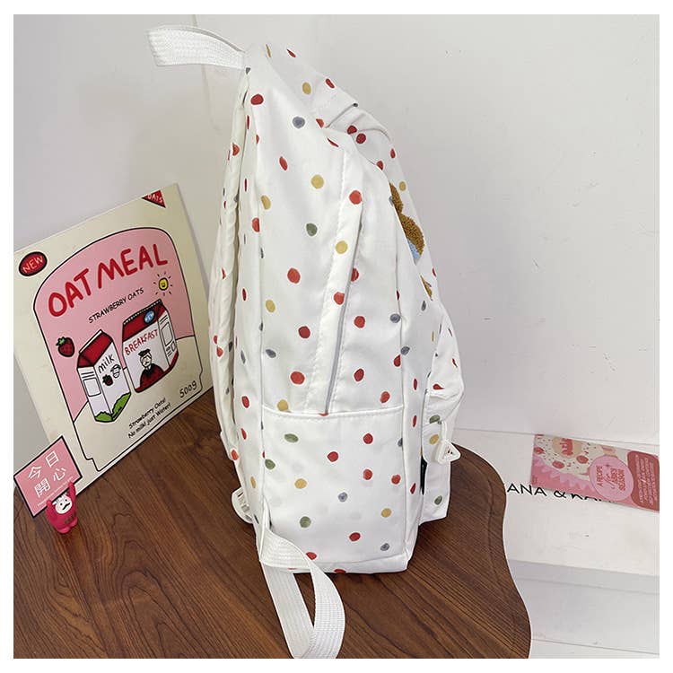 Printed versatile and large-capacity schoolbag