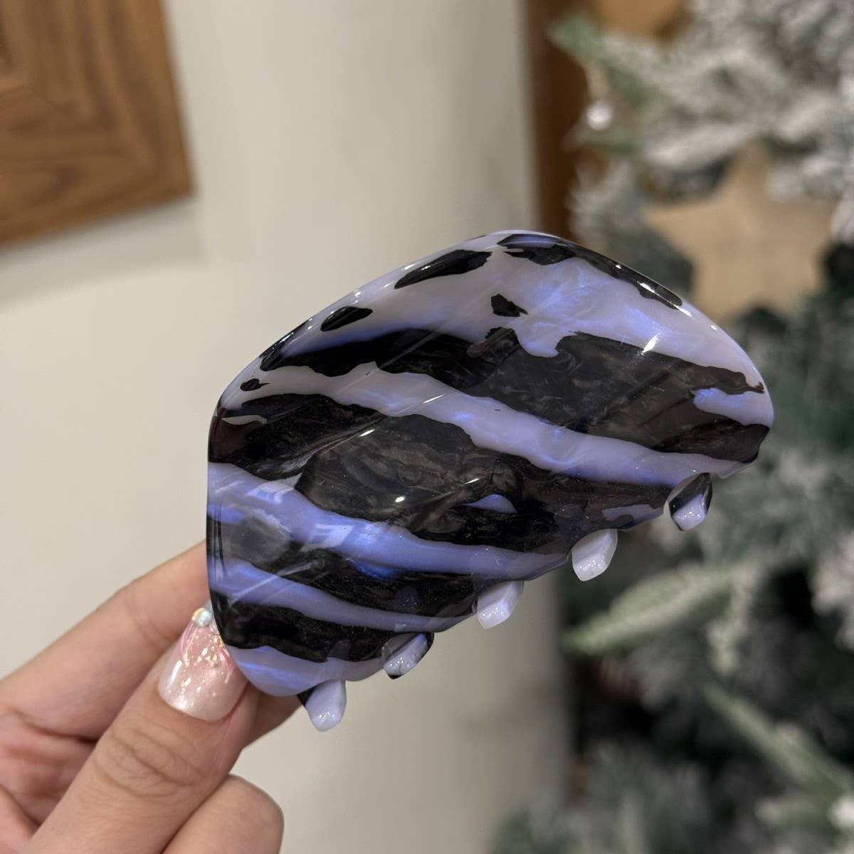 CWAHA4555_NEW LIGHT LUXURY CANDY COLOR SEMI-CIRCULAR HAIRPIN