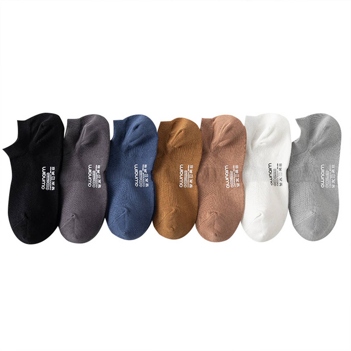 CWMS2450_SUMMER THIN COTTON SHORT-CUT MEN'S BOAT SOCKS