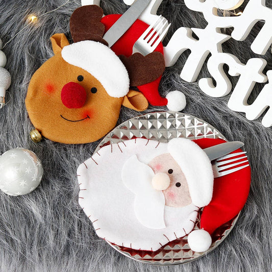 Cartoon Fork & Knife Covers for Christmas Party_CWAJE5306