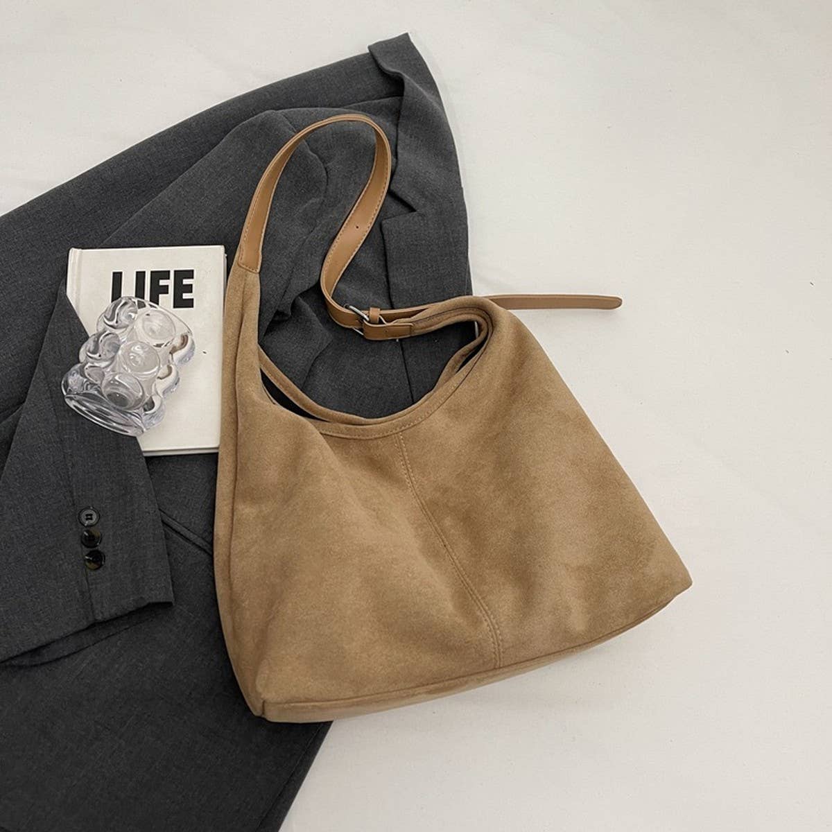 2024 NEW LAZY STYLE SIMPLE COMMUTER TOTE BAG_CWAB3274