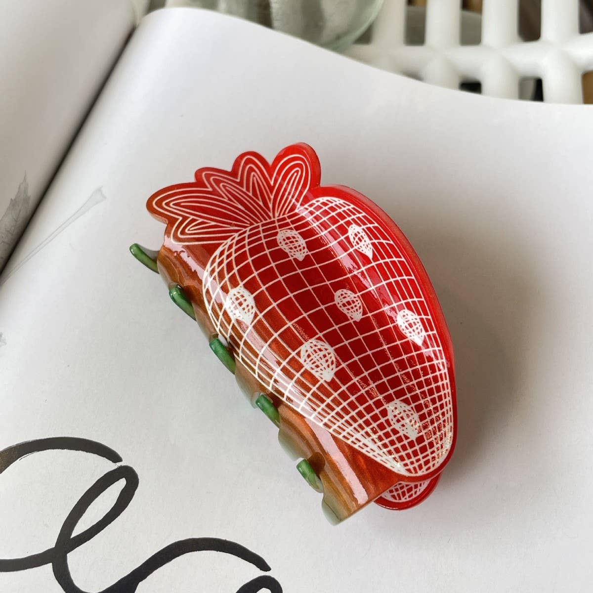 CWAHA1546_DREAM COLOR HAIR CLAW CLIP,BEAR,MERMAID,LINE