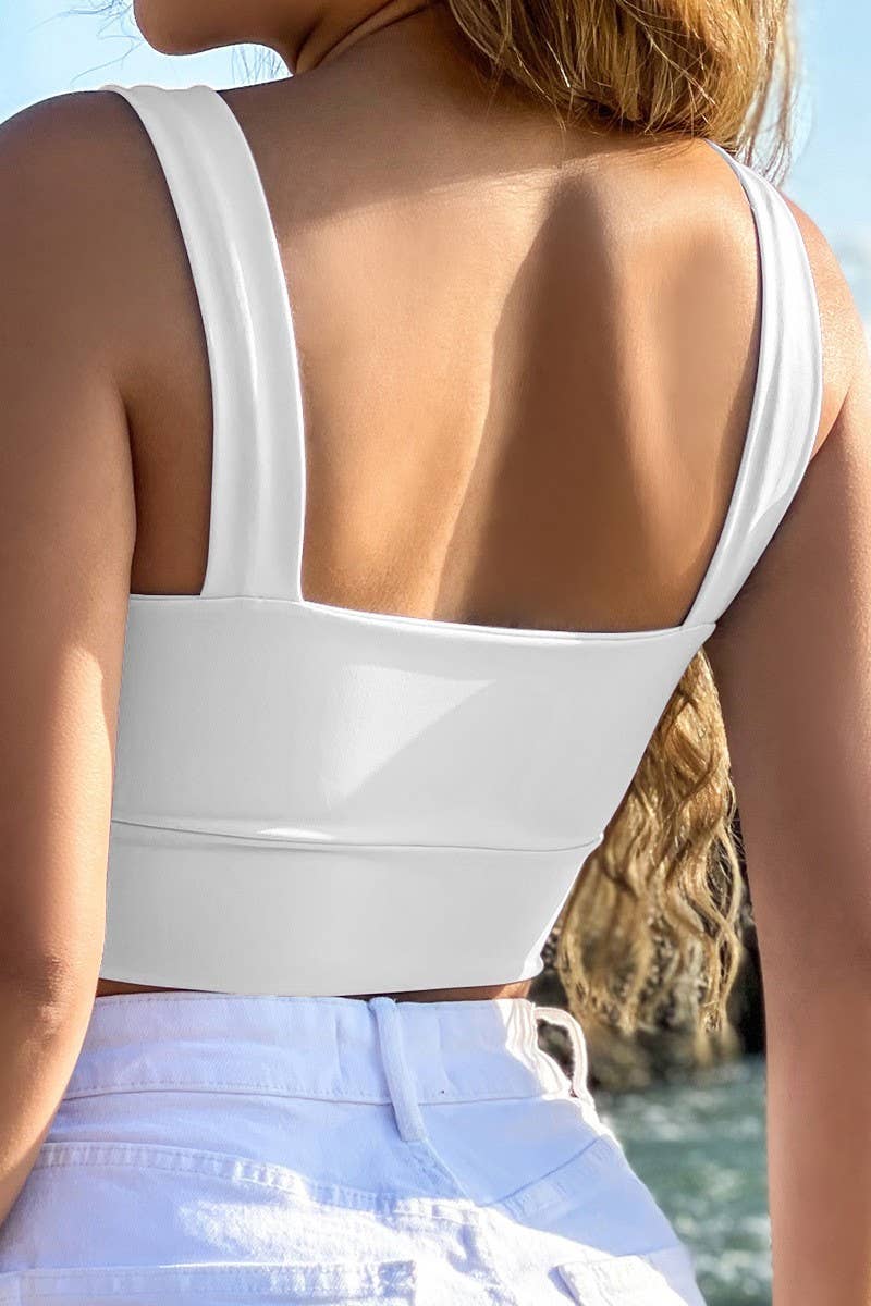 CWTTK00284_BOW TIE SEXY SPAGHETTI STRAP TOP