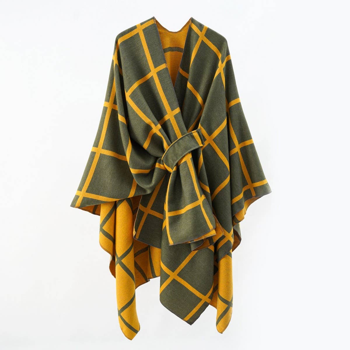 NEW FASHION SHAWL PLAID DUAL-PURPOSE SIMPLE SHAWL
