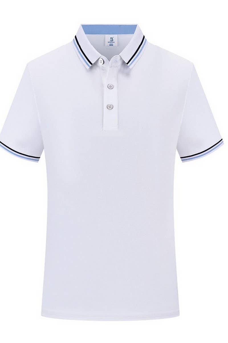 CWTBLS02448_SOLID COLOR CLASSIC FIT SHORT SLEEVE POLO SHIRT