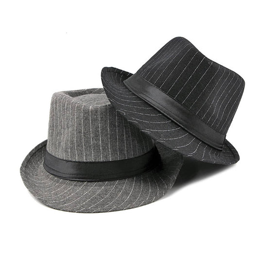 NEW AUTUMN AND WINTER STRIPED JAZZ HAT_CWAH1913