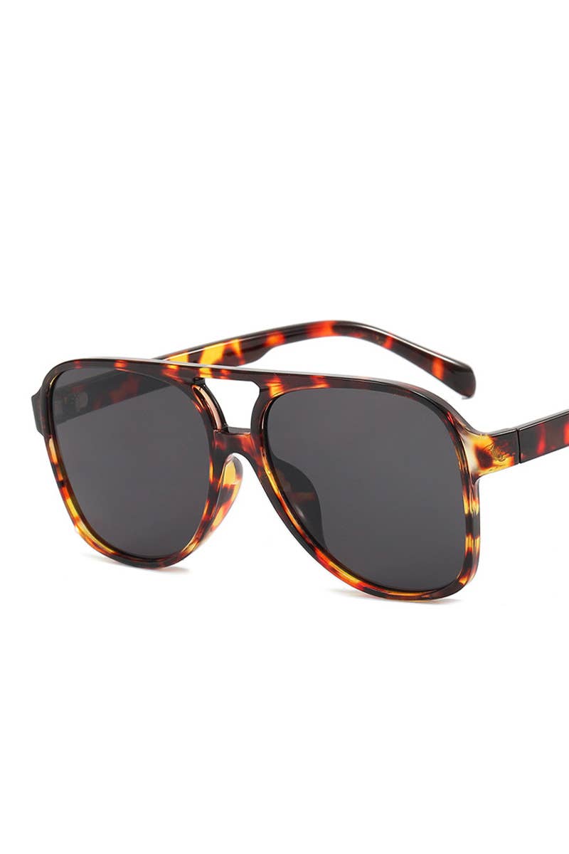 Vintage Double Bridge Aviator Sunglasses