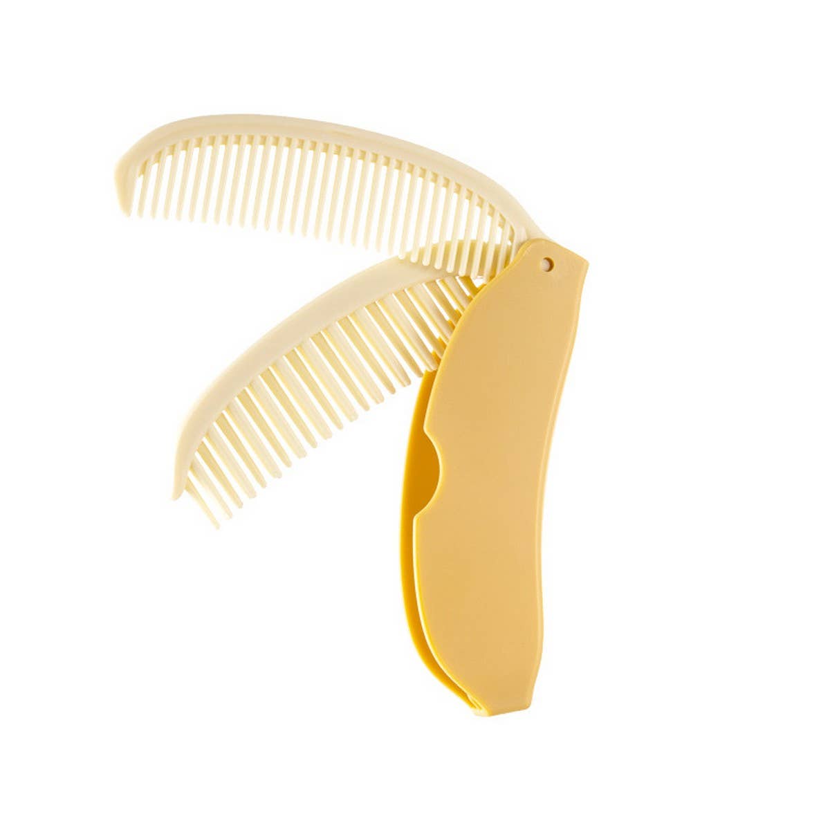 CWAHA3175_PORTABLE COARSE AND FINE TEETH FOLDING HAIR COMB