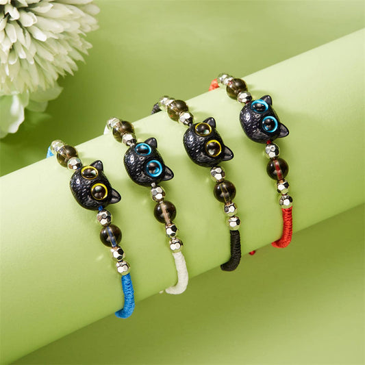 2024 NEW BRAIDED BLACK CAT BRACELET_CWAJE2428
