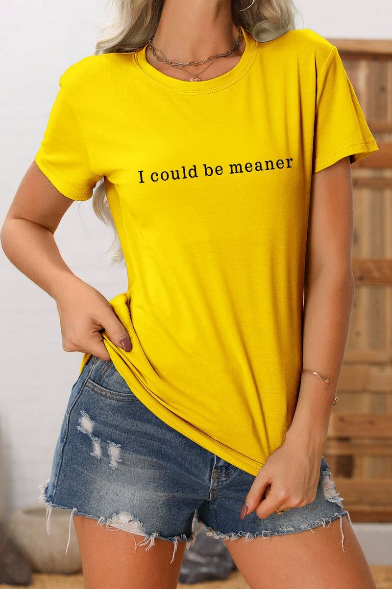 CWTTS1549_SIMPLE CASUAL ROUND NECK SHORT SLEEVE T-SHIRT