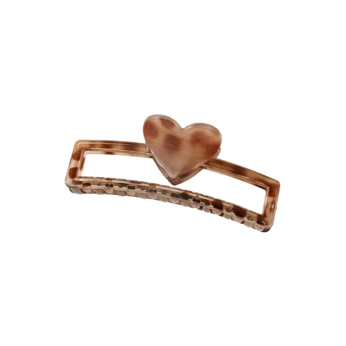 CWAHA07436_LEOPARD HEART HAIR CLAW CLIP FOR WOMEN LARGE