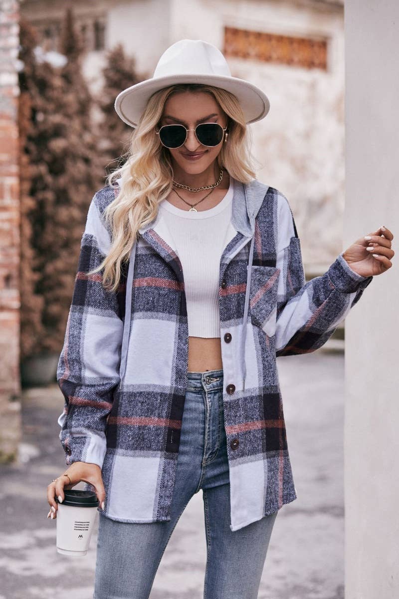 CWTSTL2179_PLAID LONG-SLEEVED SHIRT WITH HOODED POCKETS