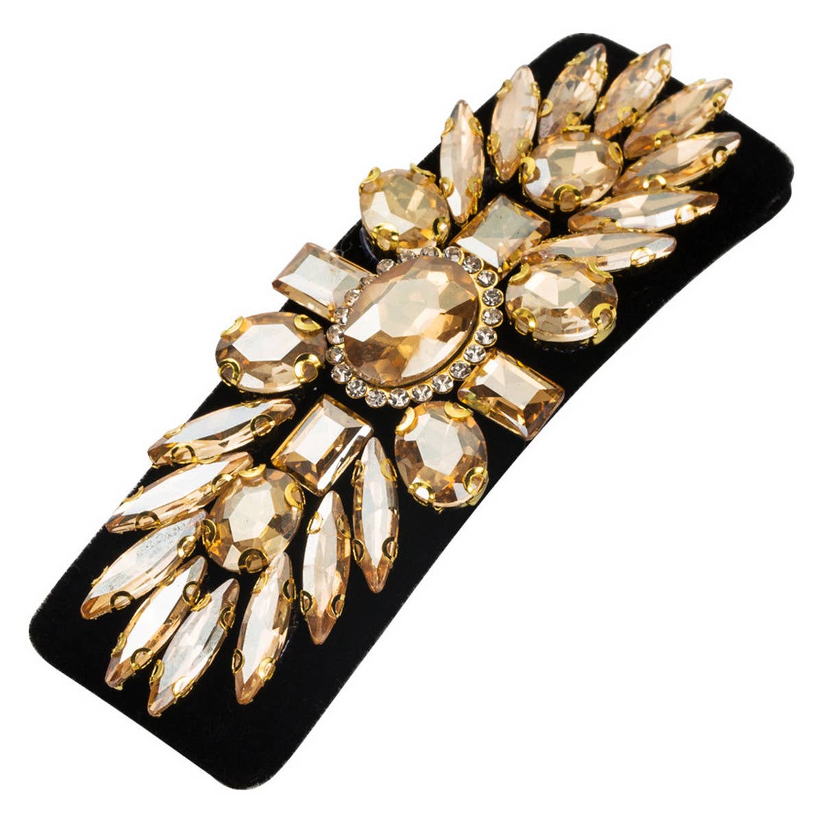 SHINY COLORFUL GLASS DIAMOND HAIRPIN_CWAHA1770