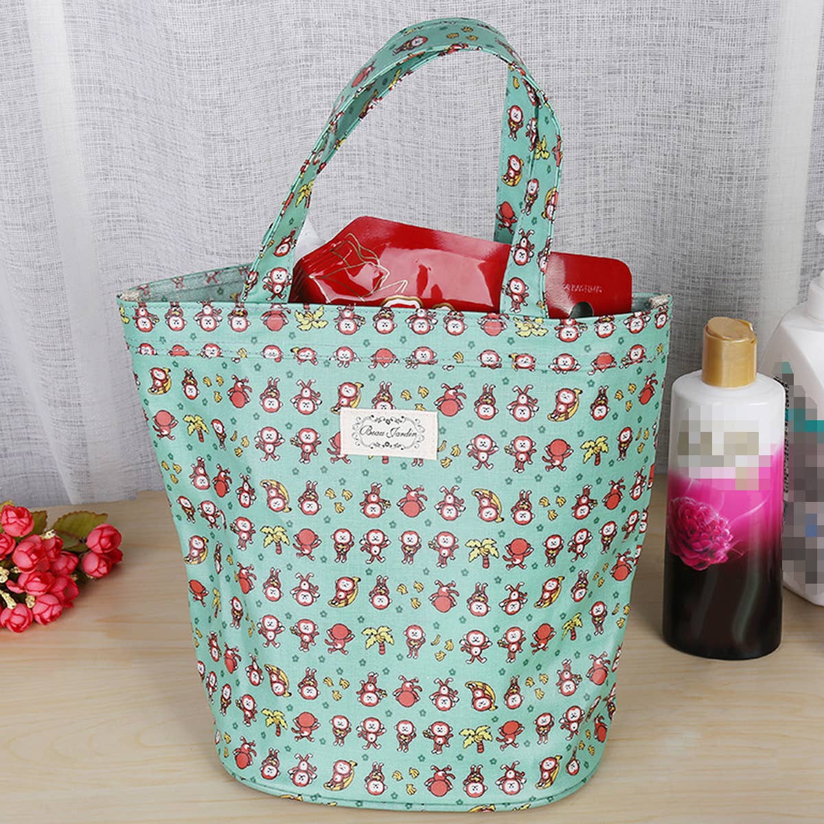 NEW CANVAS COSMETICS CARTOON STORAGE HANDBAG_CUAB0201