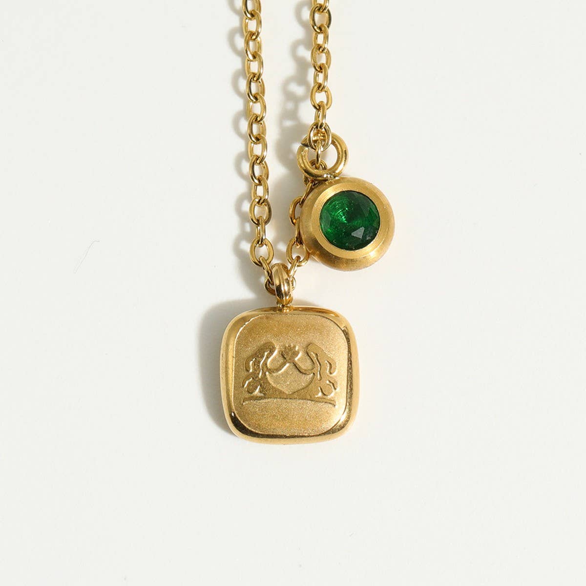 NEW RETRO 12 ZODIAC SIGN PENDANT NECKLACE