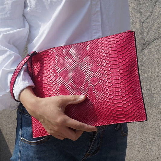 3D PYTHON PATTERNED LARGE CAPACITY HANDBAG_CWAB1374