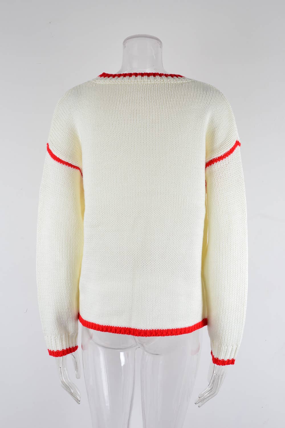 CWOSWL1042_Casual Crew Neck Pullover Long Sleeve Sweater