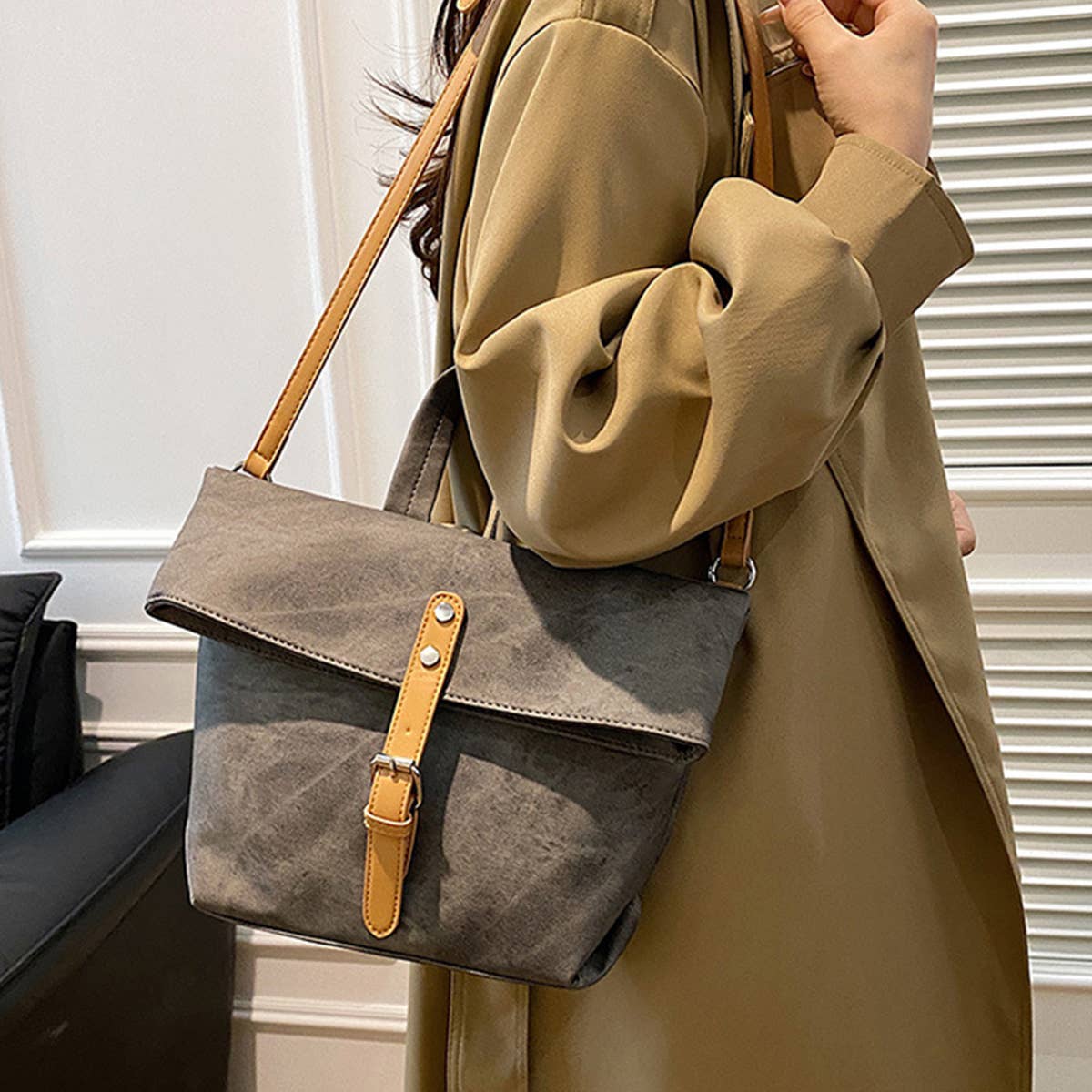 NEW AUTUMN AND WINTER FASHION SIMPLE TOTE BAG_CWAB3275