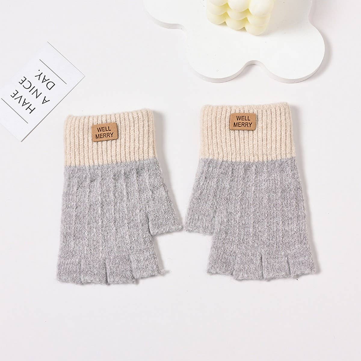 AUTUMN AND WINTER CUTE HALF FINGERLESS GLOVES_CWMM1501