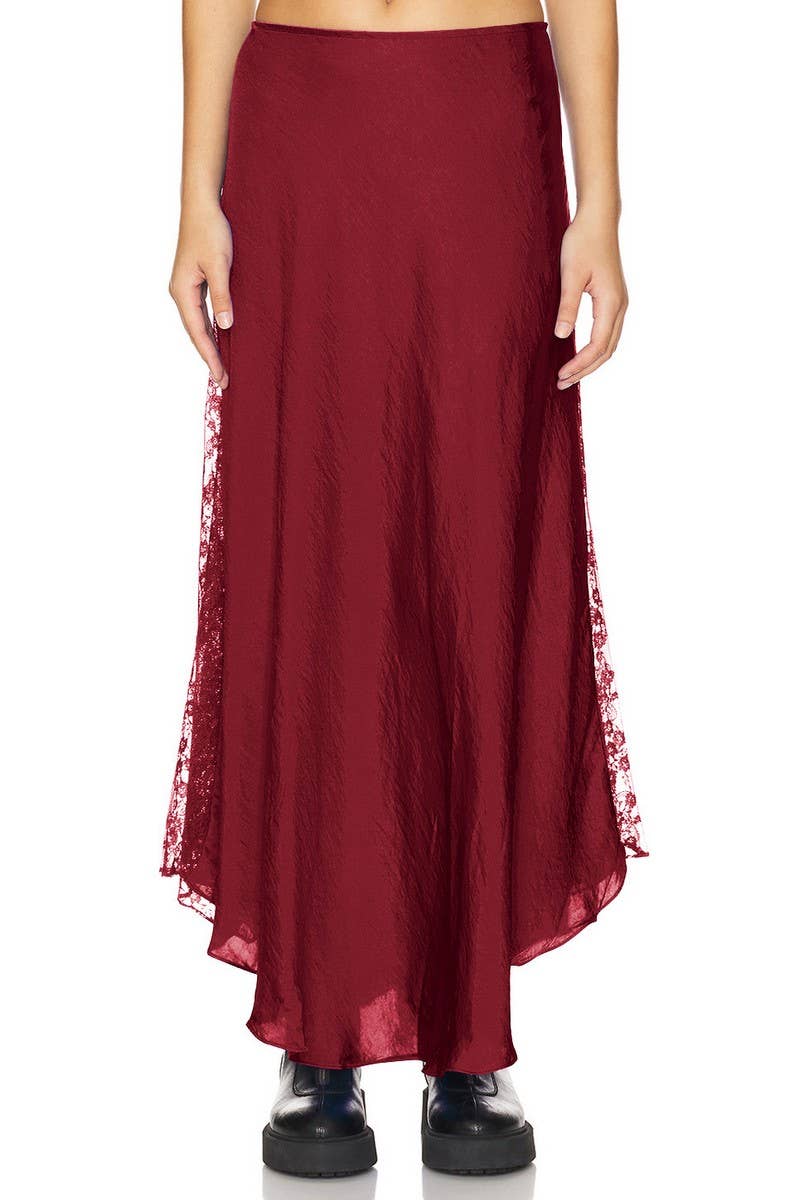 CWBLS0532_SPRING AND SUMMER ELEGANT LACE PATCHWORK SKIRT