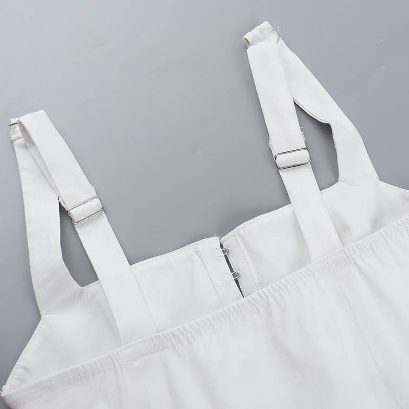 Button-Up Slim Fit Solid Waist Top