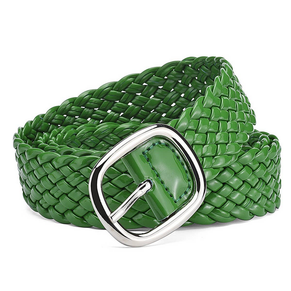 BRAIDED BELT IN BRIGHT CANDY COLOR FOR WOMEN_CWASC0570