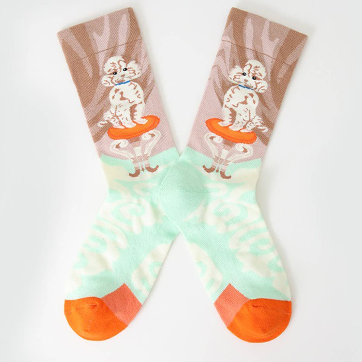 FRENCH FASHION COTTON SKI SOCKS