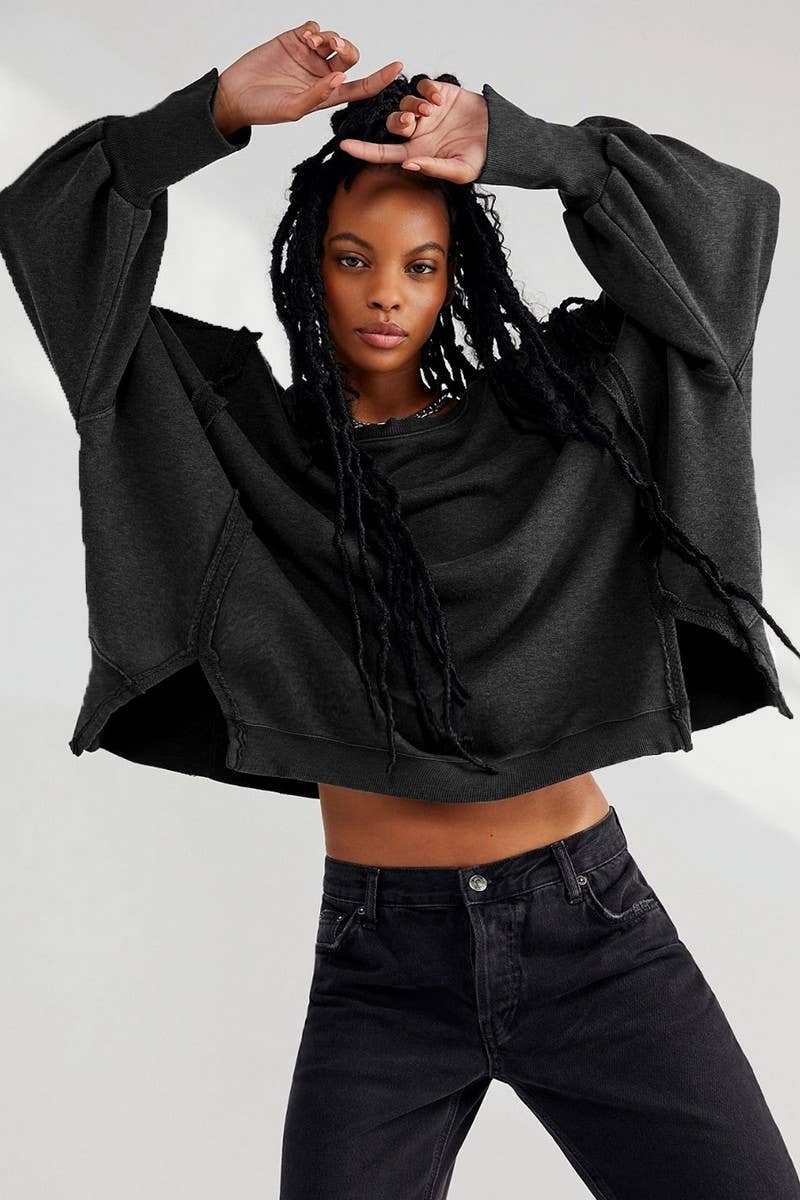 CWTBLL3989_CASUAL SPORTS LONG-SLEEVED CREW NECK SWEATSHIRT