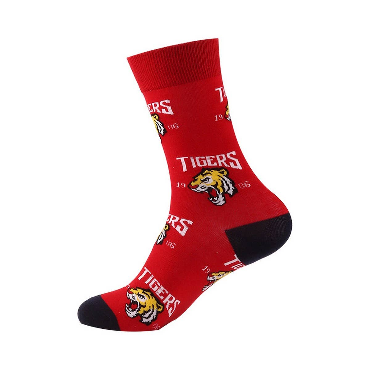 CASUAL GEOMETRIC MID-CALF SOCKS_CWMS1004